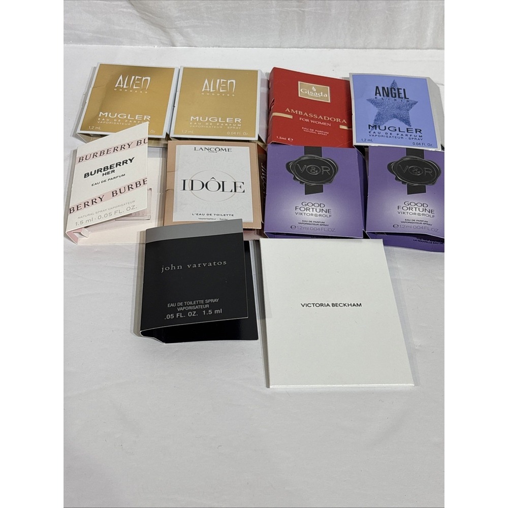 Men Women Cologne Parfum sample Lot Designer perfume sample 10 Varvatos Burberry